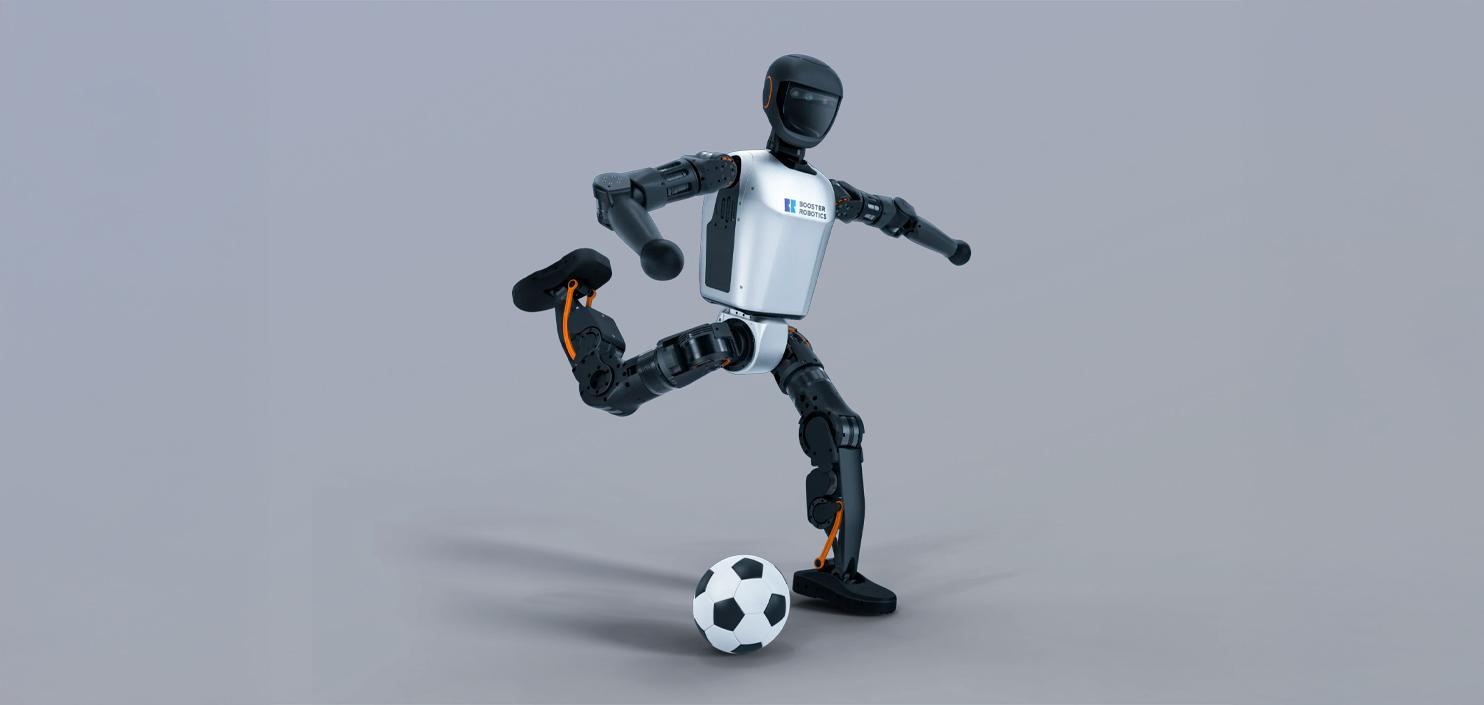 China promove a primeira partida de futebol com robôs