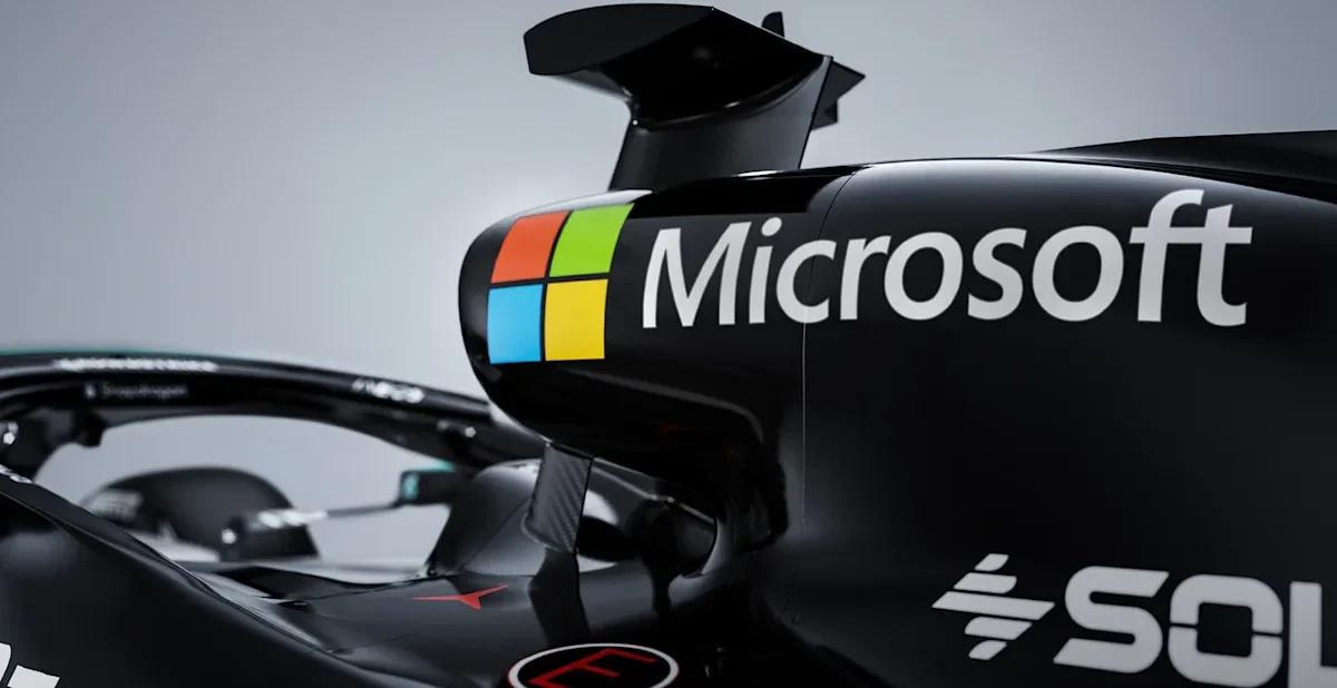 Ferramentas de IA da Microsoft impulsionam a Mercedes na F1