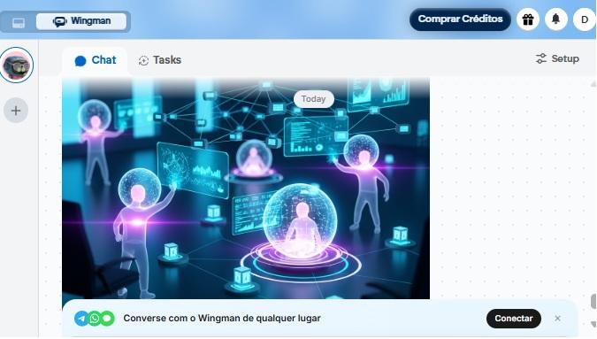 Novo agente autônomo Wingman gerencia aplicativos como WhatsApp, Gmail e Outlook