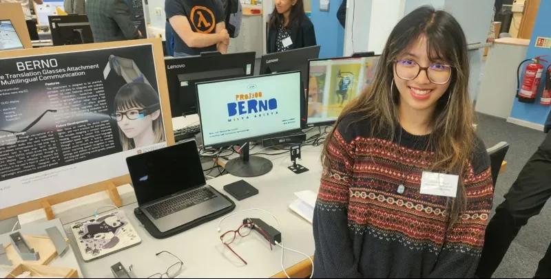 Estudante cria óculos com IA que faz tradução instantânea